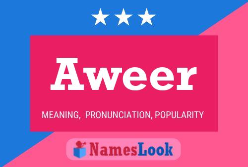 Aweer Name Poster