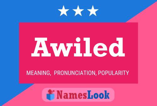 Awiled Name Poster