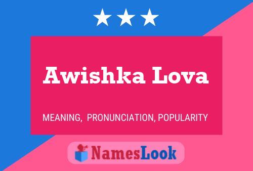 Awishka Lova Name Poster