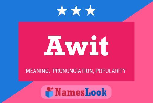 Awit Name Poster