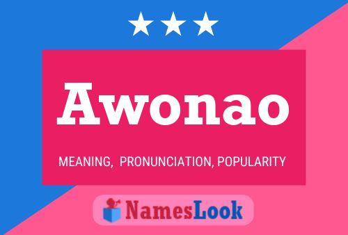 Awonao Name Poster