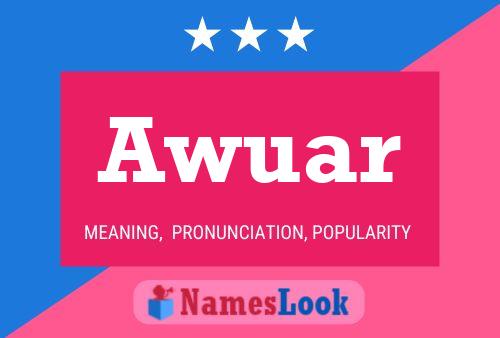 Awuar Name Poster