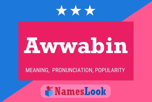 Awwabin Name Poster