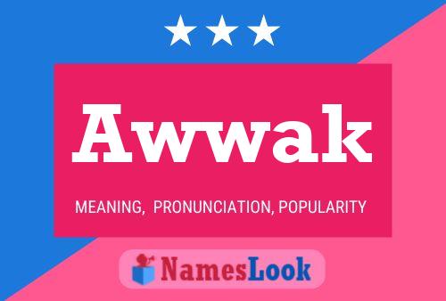 Awwak Name Poster