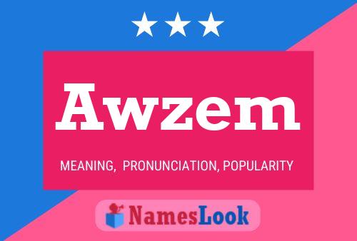 Awzem Name Poster