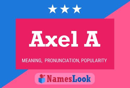 Axel A Name Poster