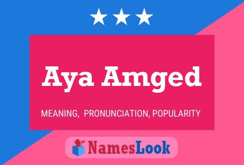 Aya Amged Name Poster