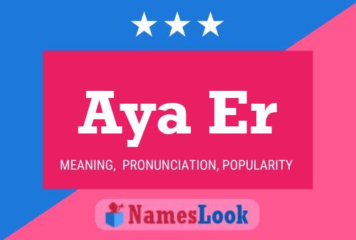 Aya Er Name Poster