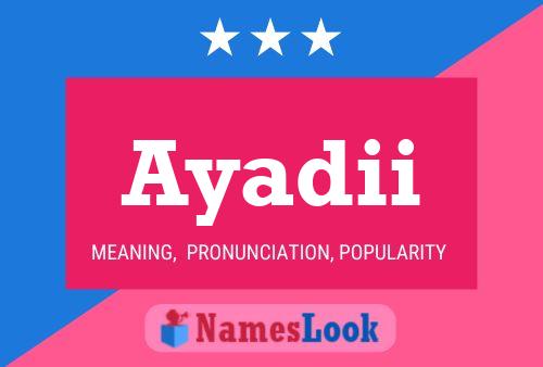 Ayadii Name Poster