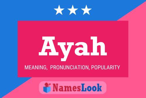 Ayah Name Poster