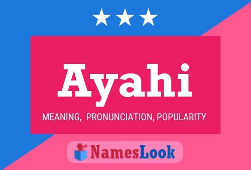 Ayahi Name Poster