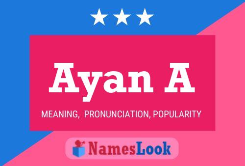 Ayan A Name Poster