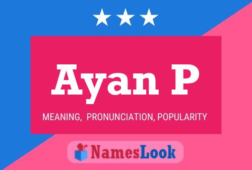 Ayan P Name Poster