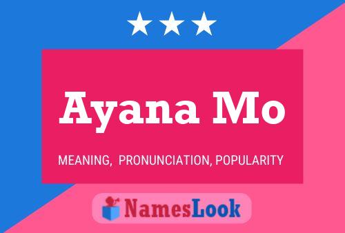 Ayana Mo Name Poster