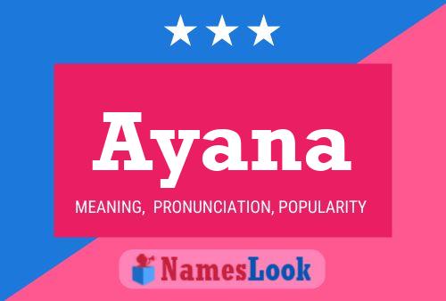 Ayana Name Poster