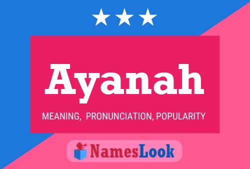 Ayanah Name Poster