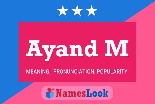 Ayand M Name Poster