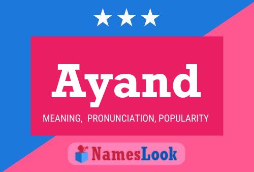 Ayand Name Poster