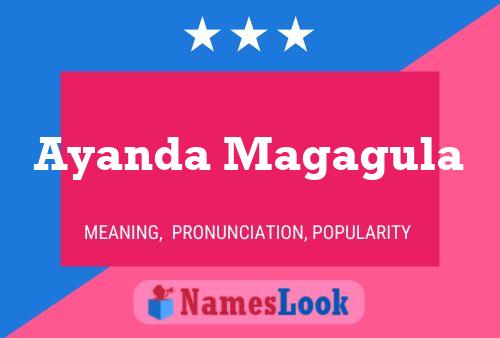 Ayanda Magagula Name Poster