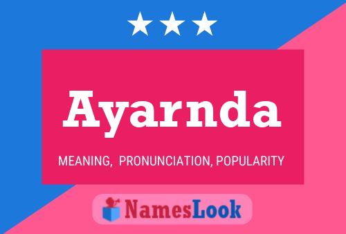 Ayarnda Name Poster