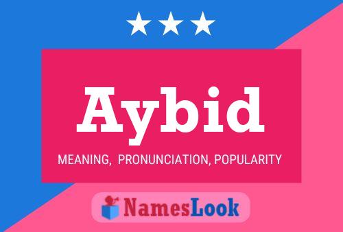 Aybid Name Poster