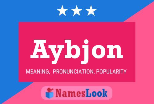 Aybjon Name Poster