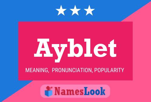 Ayblet Name Poster