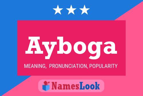 Ayboga Name Poster