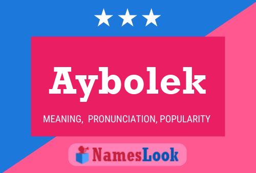 Aybolek Name Poster