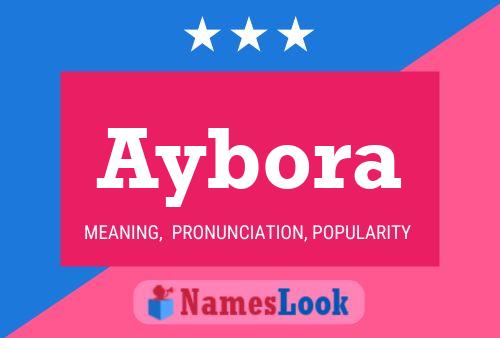 Aybora Name Poster