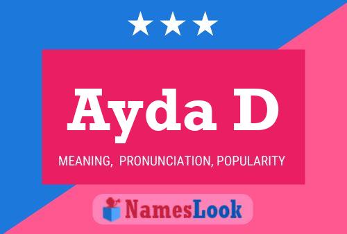 Ayda D Name Poster