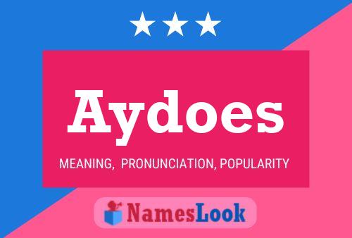 Aydoes Name Poster