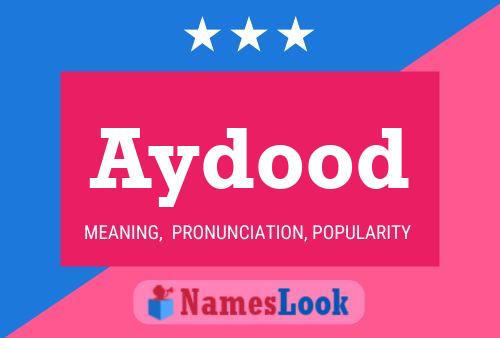 Aydood Name Poster