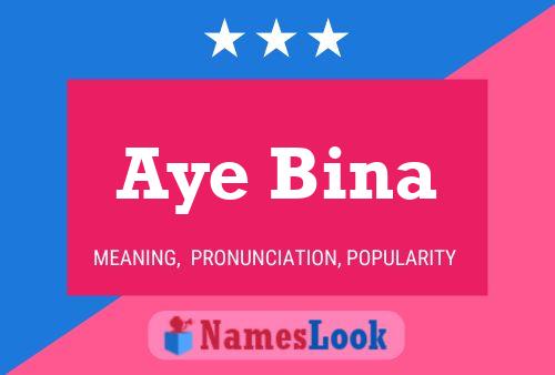 Aye Bina Name Poster