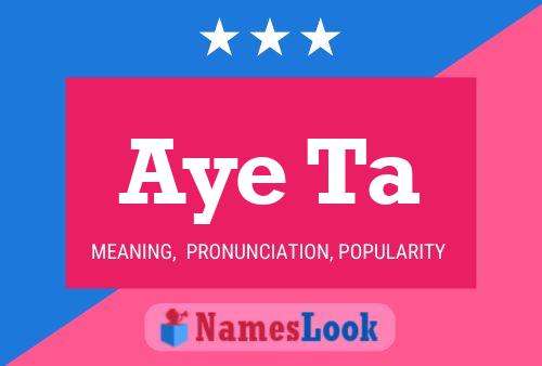 Aye Ta Name Poster