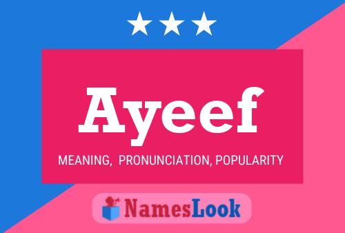 Ayeef Name Poster