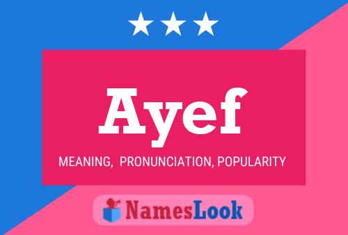 Ayef Name Poster