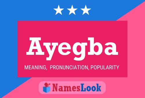 Ayegba Name Poster