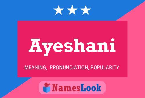 Ayeshani Name Poster