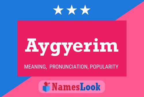 Aygyerim Name Poster