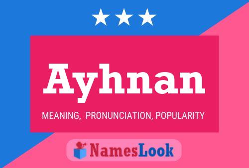 Ayhnan Name Poster