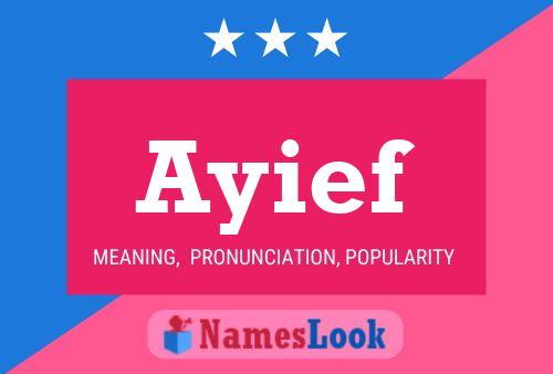 Ayief Name Poster