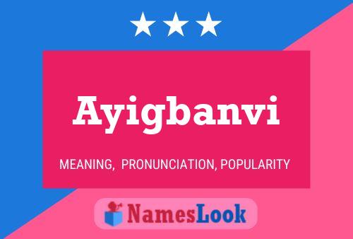 Ayigbanvi Name Poster