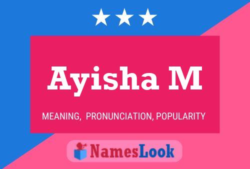 Ayisha M Name Poster