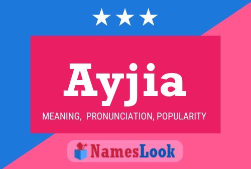 Ayjia Name Poster