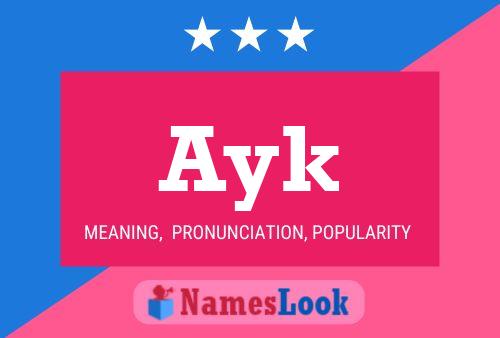 Ayk Name Poster