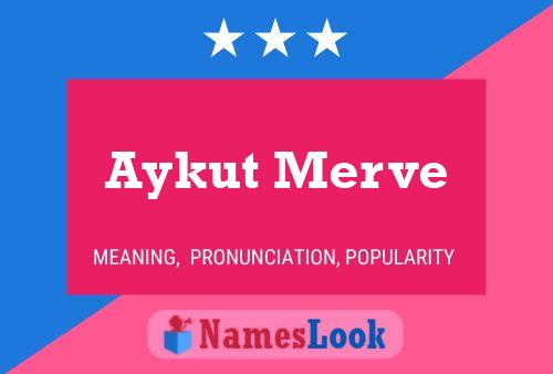 Aykut Merve Name Poster