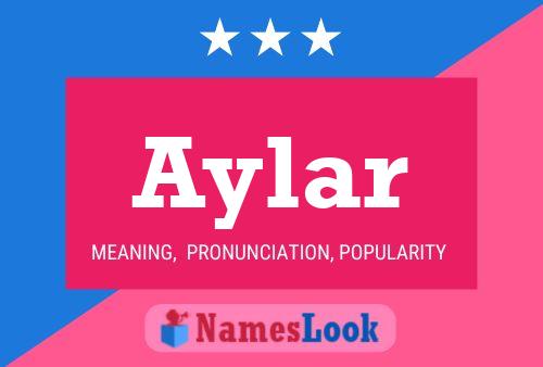 Aylar Name Poster