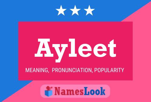 Ayleet Name Poster