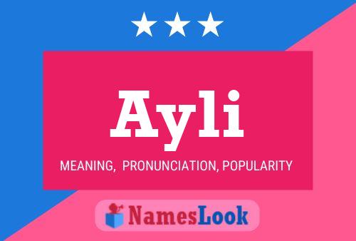 Ayli Name Poster